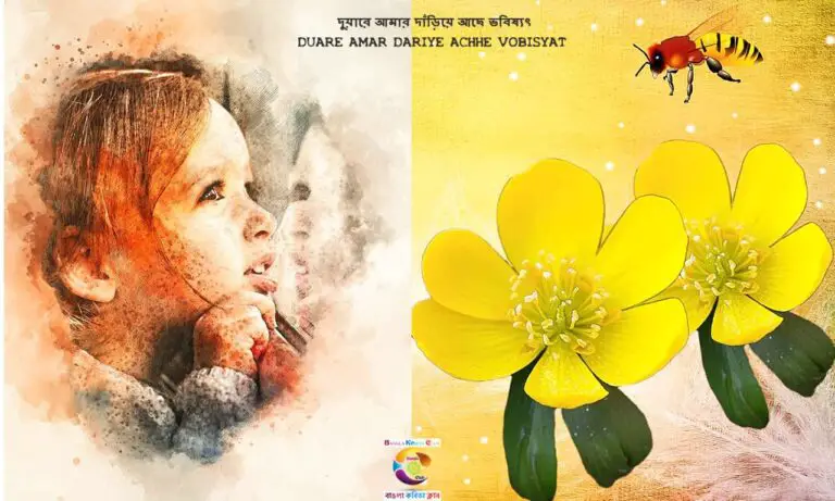 Bangla Kobita Duare Amar Dariye Achhe Vobisyat ~ দুয়ারে আমার দাঁড়িয়ে আছে ভবিষ্যৎ_1