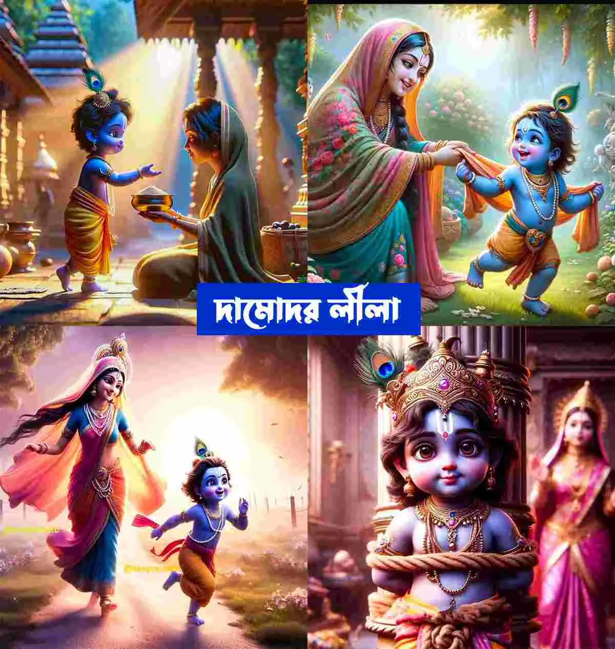 দামোদর কে✸দামোদর লীলা (দামবন্ধন লীলা✤Damodar Lila)মাহাত্ম্য✸1